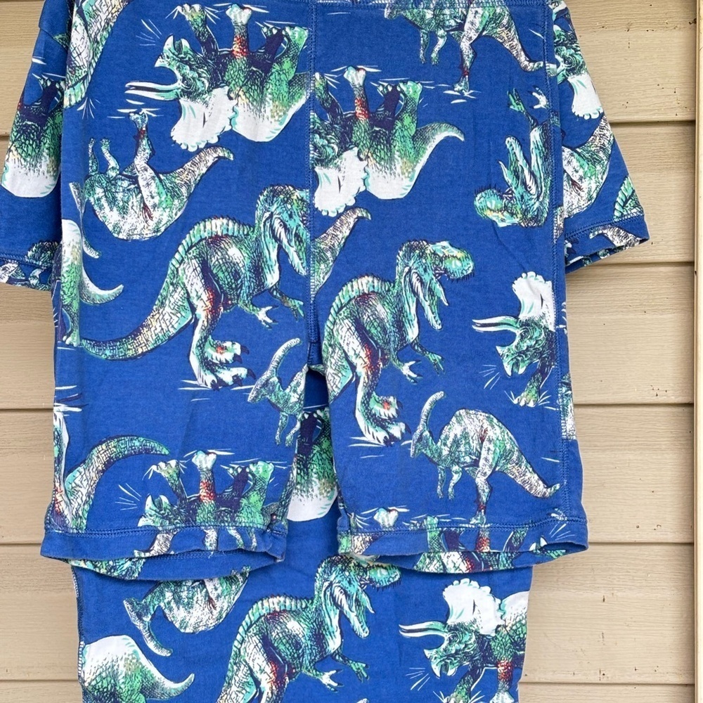 Gap Kids 100% Organic Cotton Dinosaur Graphic PJ Set - Picture 4 of 8